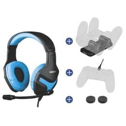 Microphone PlayStation 4 Konix BLACK AND BLUE PS4 GAMER PACK