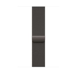 Apple Watch (2025) GPS + Cellular 46 mm - Titanium Slate - Milanese loop Black