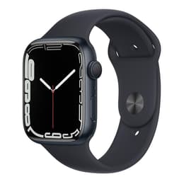 Apple Watch (Series 7) 2021 GPS 45 - Aluminium Midnight - Sport band Black
