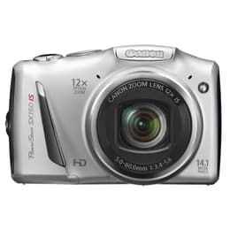Compact PowerShot SX150 IS - Grey + Canon Zoom Lens 12X IS 28–336mm f/3.4–5.6 f/3.4–5.6
