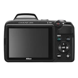 Compact Coolpix L810 - Black + Nikon Nikkor 26X Wide Optical Zoom ED VR 22.5-585mm f/3.1-5.9 f/3.1-5.9