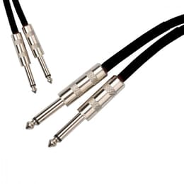 Câbles audio Enceintes/haut-parleurs Ibiza sound SONO - 2x Jack Mono MALE 6.35mm - Longueur 5M Cable