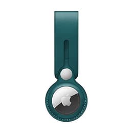 Apple Leather Loop for Airtags - Green Forest Green