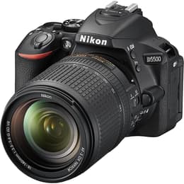 Reflex Nikon D5500 - Black + Lens Nikkor AF-P Nikkor 18-55mm DX VR