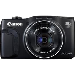 Compact PowerShot SX700 HS - Black + Canon Zoom Lens 30X IS 25-750mm f/3.2-6.9 f/3.2-6.9
