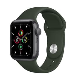 Apple Watch (Series 5) 2019 GPS 44 - Aluminium Space Gray - Sport loop Green