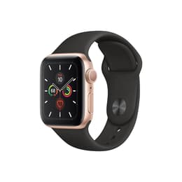 Apple Watch (Series 5) 2019 GPS 40 - Aluminium Gold - Sport band Black
