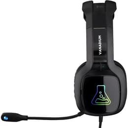 G-Lab Korp Vanadium gaming wired Headphones with microphone - Black