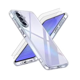 Case Galaxy A36 and 2 protective screens - TPU - Transparent