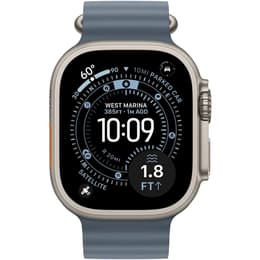 Apple Watch Ultra 3 (2025) GPS + Cellular 49 mm - Titanium Natural - Ocean band Blue