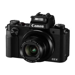 Compact - Canon PowerShot G5X Black + Lens Canon Zoom Lens 4.2x IS 8.8-36.8mm f/1.8-2.8