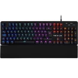 The G-Lab Keyboard AZERTY French Backlit Keyboard Keyz Carbon E