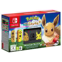 Switch 32GB - Black - Limited edition Pokemon Lets Go Pikachu & Eevee + Pokemon Lets Go Pikachu & Eevee