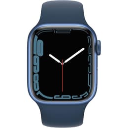 Apple Watch (Series 7) 2021 GPS + Cellular 45 - Aluminium Blue - Sport band Blue