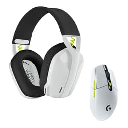 Logitech G305 noise-Cancelling gaming wireless Headphones with microphone - White