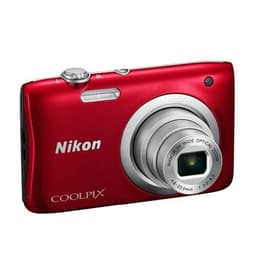 Compact Coolpix A100 - Red + Nikon Nikon Nikkor Wide Optical Zoom 4,6-23mm f/3.2-6.5 f/3.2-6.5