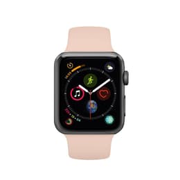 Apple Watch (Series 4) 2018 GPS 44 - Aluminium Space Gray - Sport loop Pink