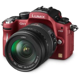 Lumix DMC-GH1 - Red + Panasonic Lumix G Vario 14-42mm f/3.5-5.6 f/3.5-5.6