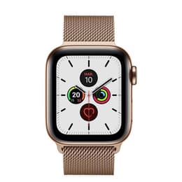 Apple Watch (Series 5) 2019 GPS + Cellular 44 - Aluminium Gold - Milanese Gold