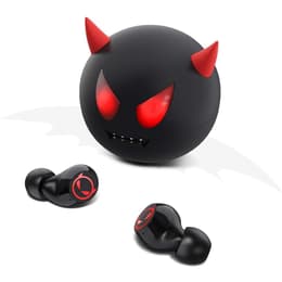Arbily G8 Earbud Bluetooth Earphones - Black/Red