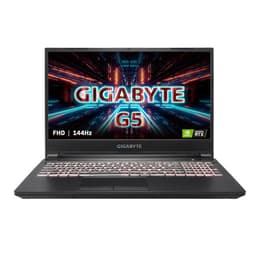 Gigabyte G5 KC AX200NGW 15"-inch - Core i5 - Gen 10 (H) - 16GB - SSD 512 GBGB NVIDIA GeForce RTX 3060 AZERTY - Belgian