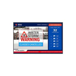 43-inch Planar Systems SLP43-T Simplicity P Series 3840 x 2160 LED Monitor Black
