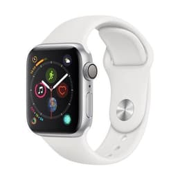 Apple Watch (Series 4) 2018 GPS 40 - Aluminium Silver - Sport loop White