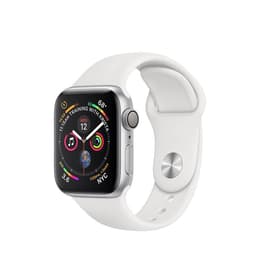 Apple Watch (Series 4) 2018 GPS 40 - Aluminium Silver - Sport loop White