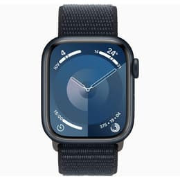 Apple Watch Series 9 (2023) GPS + Cellular 41 mm - Aluminium Midnight - Sport loop Blue