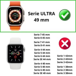 Case Apple Watch Ultra - 49 mm - Plastic - Transparent