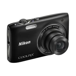 Compact Coolpix S3100 - Black + Nikon Nikkor Wide Optical Zoom 26-130 mm f/3.2-6.5 f/3.2-6.5