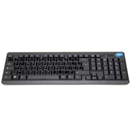 Simpletek Keyboard AZERTY French Wireless Mouse + Keyboard with Stickers 1000 DPI 2.4G Nano reciever