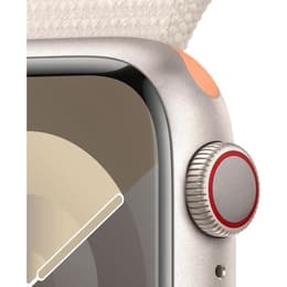 Apple Watch Series 9 (2023) GPS 41 mm - Aluminium Starlight - Sport loop Starlight