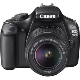 Reflex -Canon EOS 1100D - Black + Lens Canon Zoom Lens EF-S 18-55mm f/3.5-5.6 II