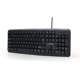 Keyboard QWERTY Spanish Gembird Teclado QWERTY Español con cable usb Kb-U-103-Es