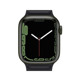 Apple Watch Series 7 (2021) GPS + Cellular 41 mm - Aluminium Green - Sport band Black