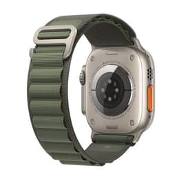 Apple Watch (Ultra) 2022 GPS 49 - Titanium Grey - Alpine loop Green