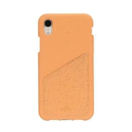 Case iPhone XR - Natural material - Cantaloupe