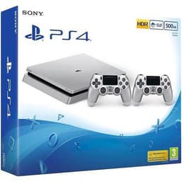 PlayStation Slim 500GB Grey Limited edition Silver Back Market