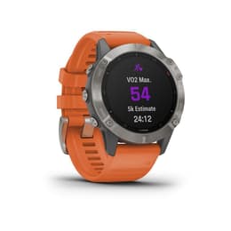 Smart Watch Garmin HR GPS Fenix 6 Saphire Titane - Grey