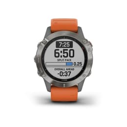 Smart Watch Garmin HR GPS Fenix 6 Saphire Titane - Grey