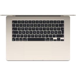 MacBook Air 15-inch (2024) - Apple M3 8-core and 10-core GPU - 8GB RAM - SSD 256GB - Standard display - QWERTY - Dutch