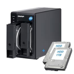 Qnap TR-002 DAS Storage 2-Bay - 2000GB - 0 GB RAM Microprocessor with hardware RAID