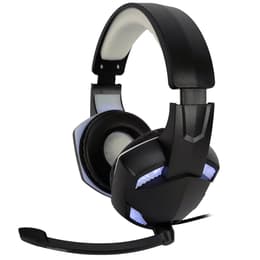 Amstrad Basic AMS H555 gaming wired Headphones with microphone - Black/White