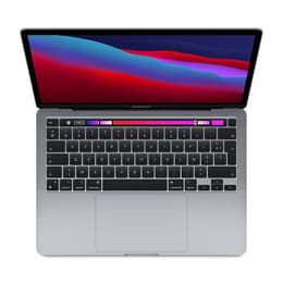 MacBook Pro With sticker marks 13-inch (2020) - Apple M1 8-core and 8-core GPU - 8GB RAM - SSD 256GB - Standard display - QWERTZ - German