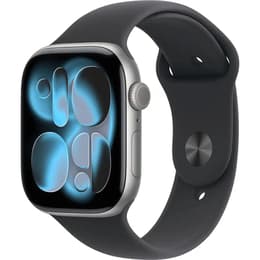Apple Watch (2025) GPS 46 mm - Aluminium Space Gray - Sport band Black
