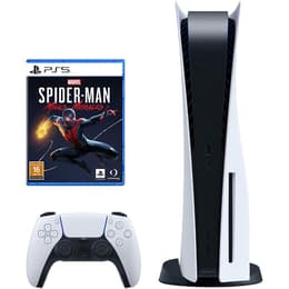 PlayStation 5 825GB - White + Spider-Man Miles Morales