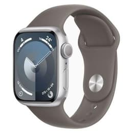 Apple Watch Series 9 (2023) GPS 41 mm - Aluminium Silver - Sport band Grey