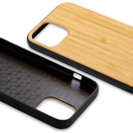 Case iPhone 12/12 Pro and protective screen - Wood - Brown