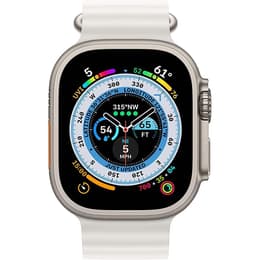 Apple Watch (Ultra) 2022 GPS + Cellular 49 - Titanium Grey - Ocean band White